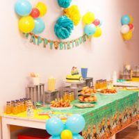 Decoración fiesta infantil minions